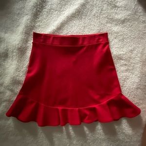 Forever 21 red mini skirt
